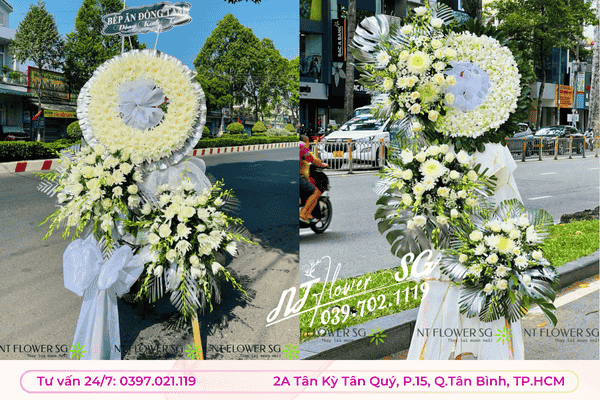 Shop hoa gần Nhà Tang lễ Gò Vấp